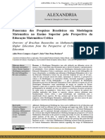 T3 EstadoArte Panorama Das Pesquisas Brasileiras em Modelagem