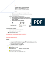 Resumo Ligações Químicas