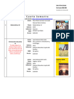 4to Semestre Lista de Libros de Texto Primavera 2023