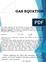 Ideal Gas Equation