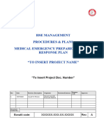 Medical Emergency Preparedness and Response Plan - 00