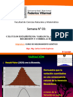 Clase Teorica 3 - Variancia - Covariancia - Regresion - Correlacion