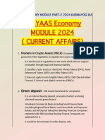 Prayaas Economy Module Part-2 Current Affairs