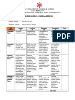 Rubrics in Research