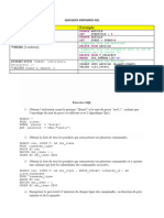 Exemple: Update Table SET (Attribut) . WHERE (Condition) Delete From (Table) WHERE (Condition)