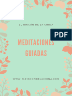 Cuadernillo de Meditaciones Guiada