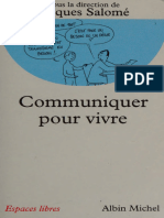 Communiquer Pour Vivre - Salomé, Jacques - 1996 - Paris - Albin Michel - 9782226084941 - Anna's Archive