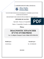 Diagnostic Financier D'une Entreprise