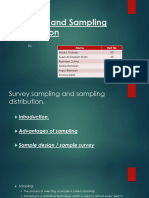 Sample and Sampling Distribution