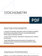 STOICHIOMETRY