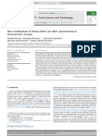 How Combinations of Dietary Fibres Can Affect Physicochemical Characteristics of Pasta