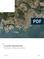 Planet Basemaps Product Specifications