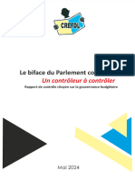 CREFDL - Analyse Budget Parlement - Version Internet