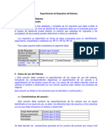 Formato Documento de Especificación de Requisitos 2014