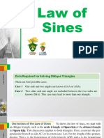 Law of Sines Case 1