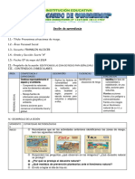 Sesión de Aprendizaje PREVENIMOS SITUACIONES DE RIESGO