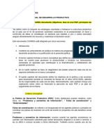 Politica Nacional de Desarrollo Productivo Info Exposicion