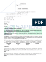 Analise Combinatoria Tribunal de Justiça