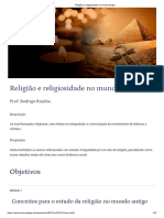 5 - Religião e Religiosidade No Mundo Antigo