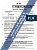 Concurso Nacional Unificado: Bloco 7 - Conhecimentos Específicos