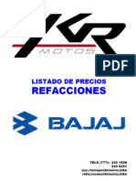 Formato Precios Bajaj 2016