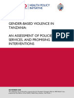 666 1 Tanzania GBV Assessment FINAL