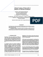 Centrifugal Casting of Polyamide 6 I Influence of