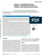 First-Line Pembrolizumab + Chemotherapy Versus Placebo + Chemotherapy For Persistent, Recurrent, or Metastatic Cervical Cancer - Final Overall Survival Results of KEYNOTE-826