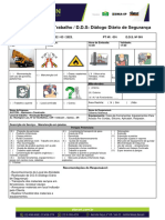 P T PERMISSÃO DE TRABALHO - D D S Diálogo Diário de Segurança