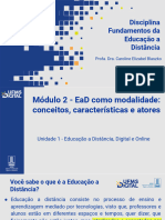 (UFMS Digital) - FUNDAMENTOS DA EDUCAÇÃO A DISTÂNCIA - Videoaula Do Módulo 2