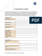 22 Modelo de Questionário KYC