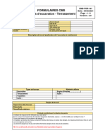 Permis D'éxcavation - Térassement