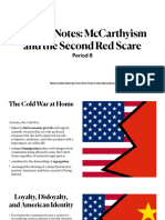 Guided Notes - McCarthyism and The Second Red Scare