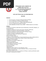 Listas de Utiles Escolares para Tercero de Basica-4811711554537