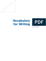 Academic Writing - Vocabulary of Writing