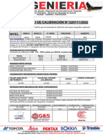 Certificados de Calibracion Nivel 2022 LEICA