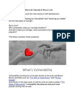 Bonus 6 Power & Vulnerability - When To Be Vulnerable & When To Avoid