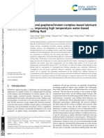 A Novel Graphenetriolein Complex-Based Lubricant For Improving High Temperature Water-Based Drilling Fluid