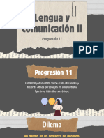 Progresión 11. Decisiones y Acciones de Los Personajes