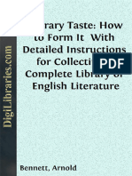 Literary Taste How To Form It With Detailed Instruc