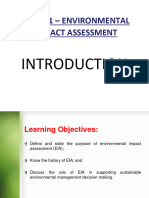 Introduction and Overview of The Environmental Impact Assessment 3