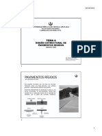 Tema 6 Diseño Estructural de Pavimentos Rígidos Glazo