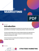 SAMPLE PPT - Strategic Marketing