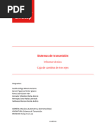 Informe 2 Sistemas de Transmisión Caja 3 Ejes