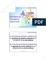 Sintesis de Procesos Quimicos ParteA