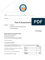 Year 8 Assessment 1 2023-24