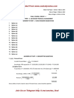 CA Final AFM A MTP 1 May 2024 Castudynotes Com