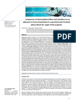 Dexmedetomidine Vs Clonidine in Supraclav Brachial Plexus Block