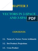 Chapter 3. Vector in 2-Space and 3-Space