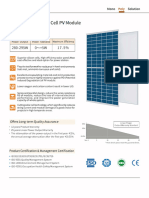 JY60P-H: Polycrystalline Half Cell PV Module